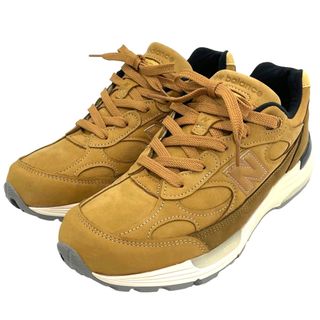 ニューバランス(New Balance)の【値下げ中】NEW BALANCE ニューバランス スニーカー USA製 ブラウン シューズ 靴 アパレル ファッションアイテム M992LX スウェード  ラバー   ウィート メンズ 人気 美品【中古品】(スニーカー)