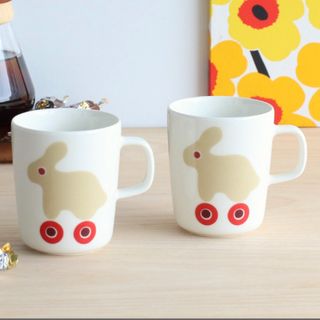 マリメッコ(marimekko)のマリメッコ ルッラ マグカップ 2個セット  新品未使用(グラス/カップ)