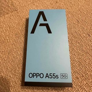 オッポ(OPPO)の(新品未使用)OPPO A55S 5G ブラック SIMフリー(スマートフォン本体)