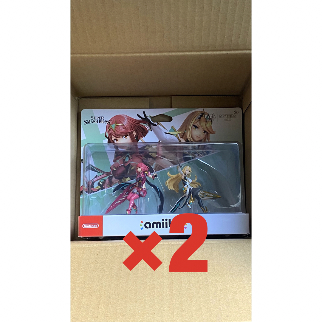 フィギュア【新品未開封品】amiibo ダブルセット ホムラ/ヒカリ 2セット