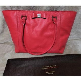 ケイトスペードニューヨーク(kate spade new york)のkate spade　トートバック　赤色(トートバッグ)