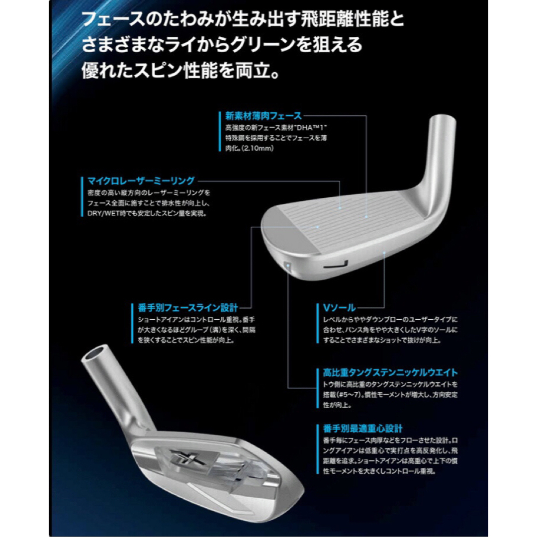 【新品】ゼクシオ 12 レディース アイアン ボルドー L 5本セット