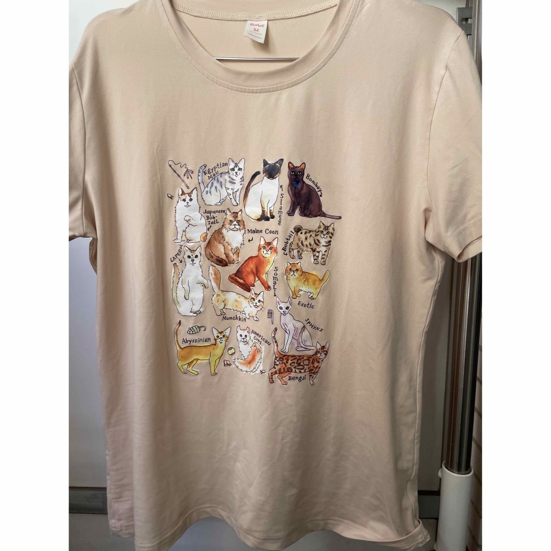 SHEIN 猫柄Tシャツ５種Mサイズ レディースのトップス(Tシャツ(半袖/袖なし))の商品写真