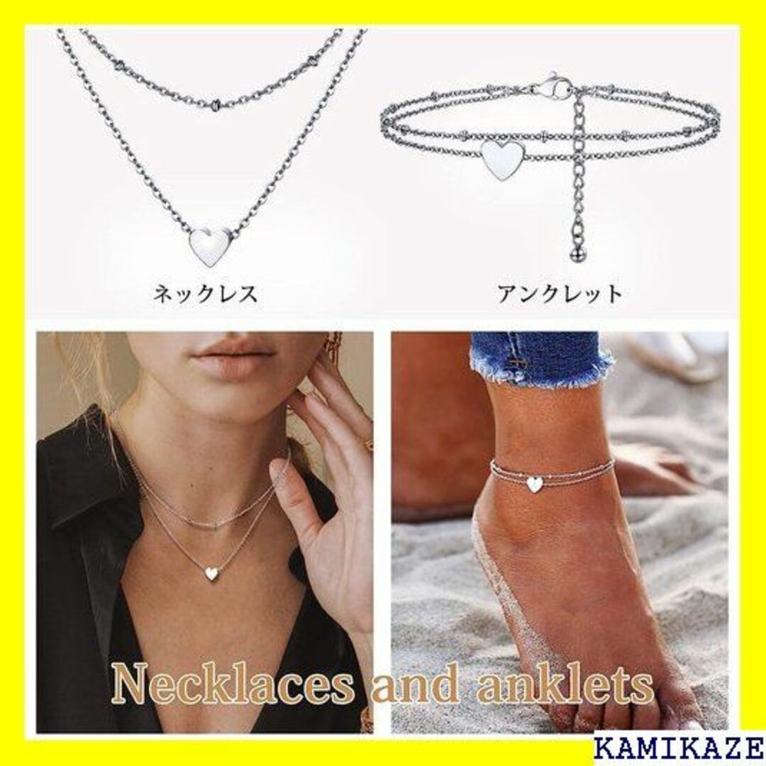 ☆ ChainsHouse ハート アンクレット レディー アクセサリー 413 レディースのレディース その他(その他)の商品写真