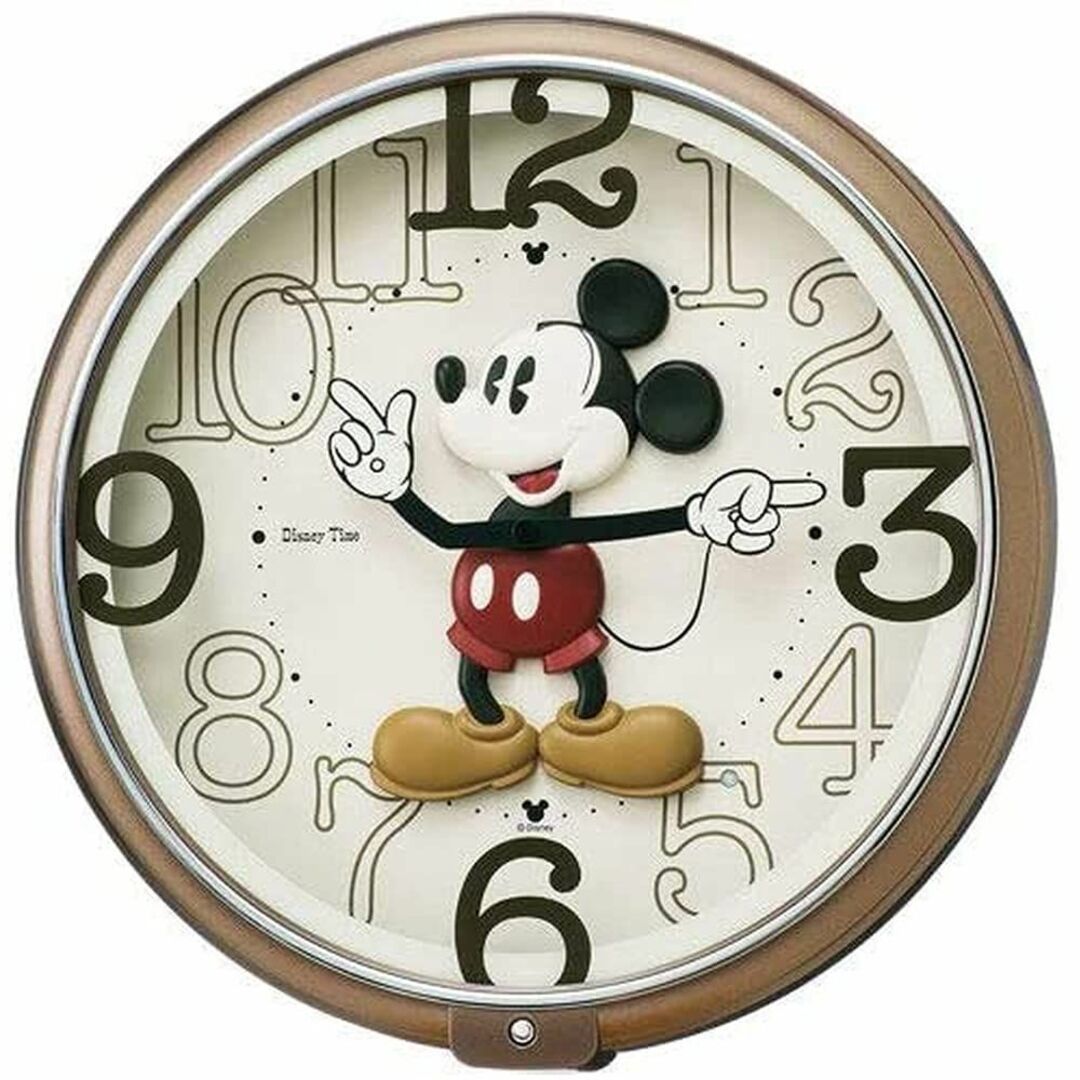 セイコークロック 掛け時計 キャラクター ディズニーミッキーマウス アナログ 6