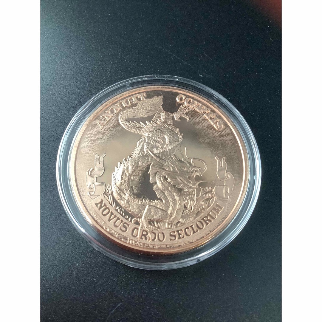 2017年　アメリカ　中国ドラゴンvs米国ドル　銀貨　銅貨　2枚セット