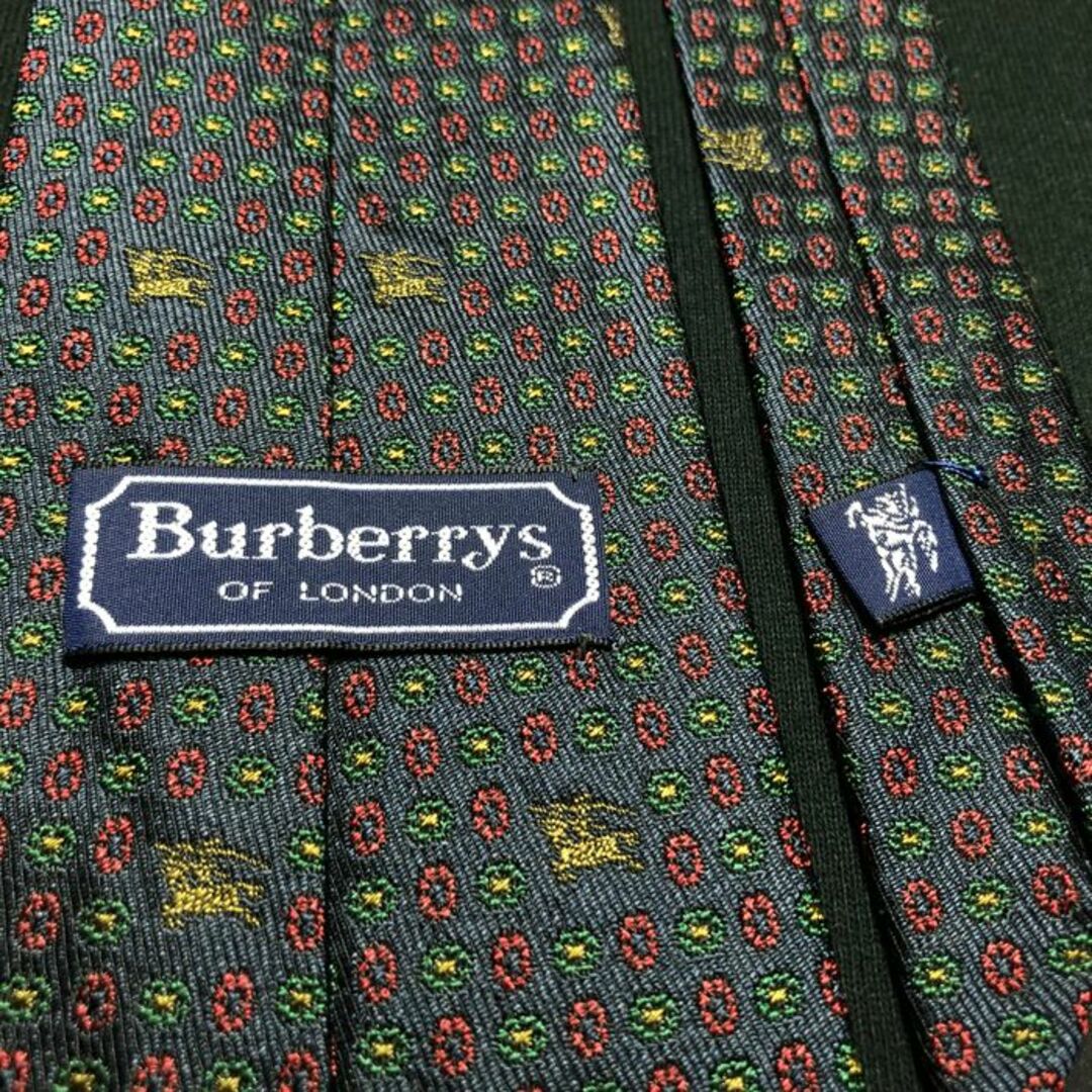 BURBERRY(バーバリー)のバーバリー ロゴフラワー ネイビー ネクタイ A107-P25 メンズのファッション小物(ネクタイ)の商品写真