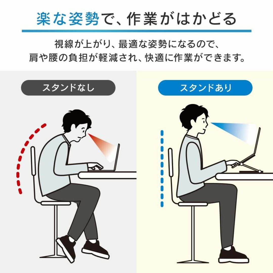 アイリスオーヤマ ノートパソコンスタンド ノートPC スタンド タブレットスタン