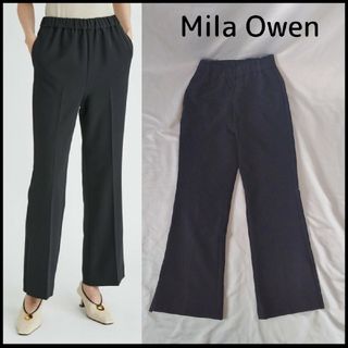 ミラオーウェン(Mila Owen)のMila Owen ミラオーウェン フレアパンツ 0 ブラック レディース(カジュアルパンツ)