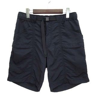 ユニクロ(UNIQLO)のユニクロ ギア ショーツ ショートパンツ ハーフパンツ 撥水 リップストップ 黒(ショートパンツ)