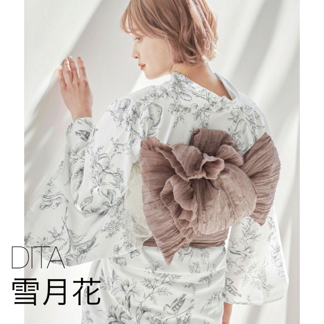 DITA 浴衣 5点セット モノトーン-