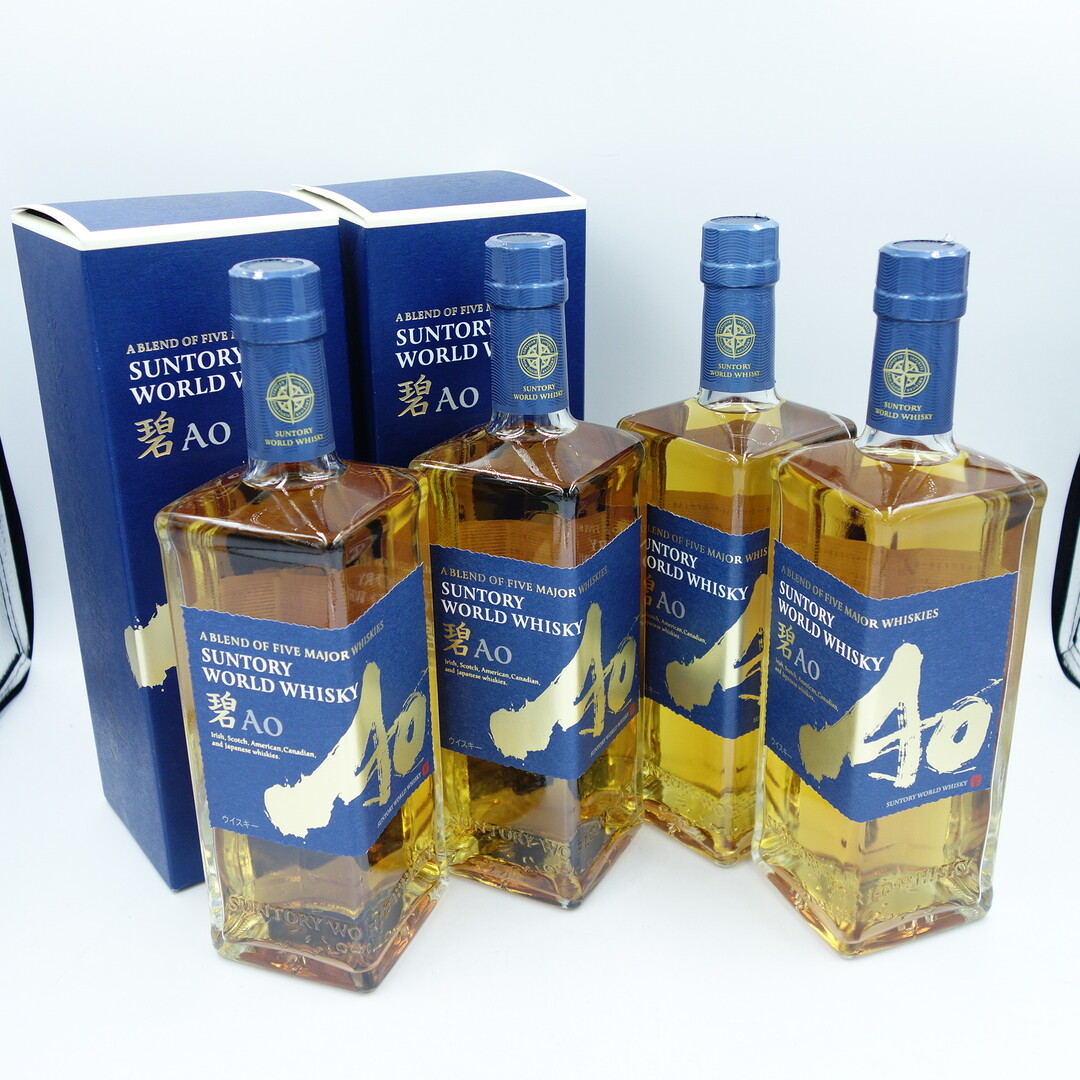 4本セット　サントリー SUNTORY ウィスキー碧Ao 43度 700ml