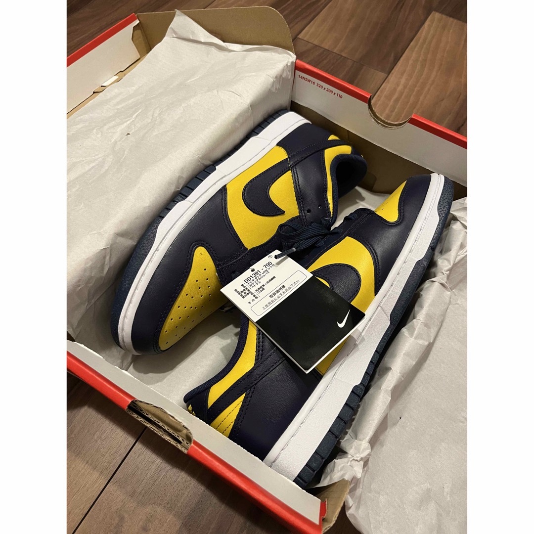 新品 DUNK LOW ミシガン 27 michigan NIKE ダンク