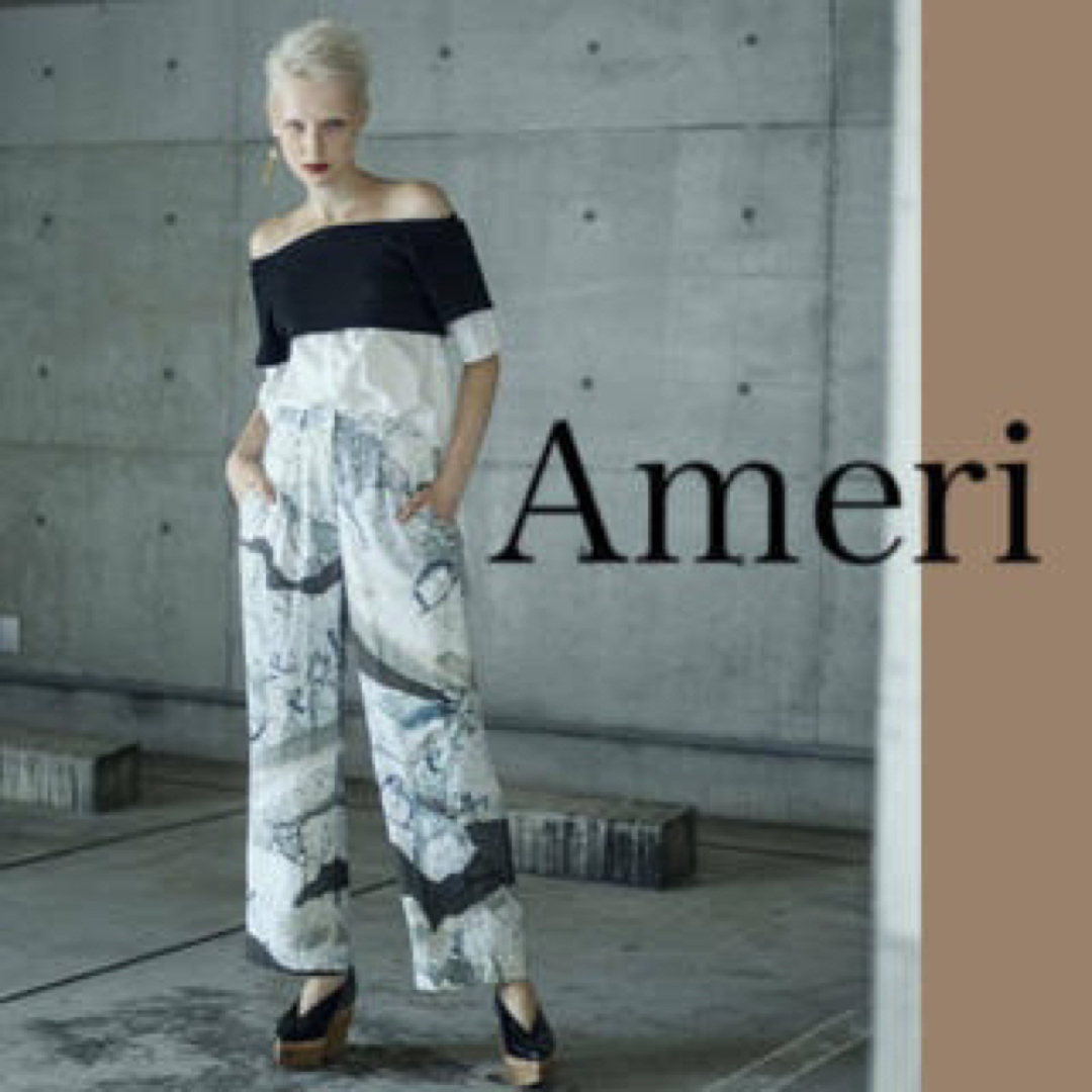 Ameri Vintage 大理石柄パンツ