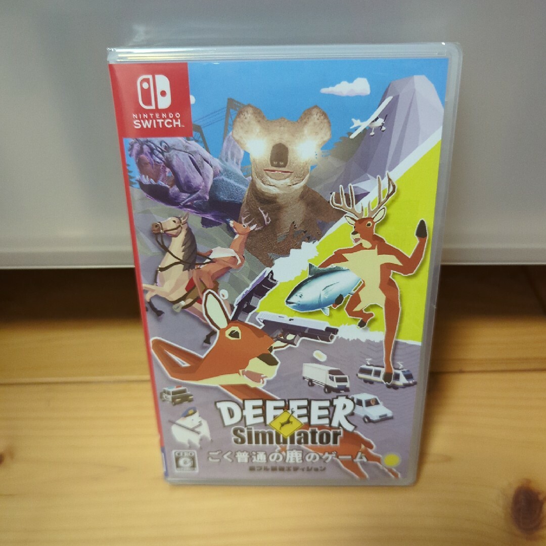 Nintendo Switch(ニンテンドースイッチ)のごく普通の鹿のゲーム DEEEER Simulator 鹿フル装備エディション エンタメ/ホビーのゲームソフト/ゲーム機本体(家庭用ゲームソフト)の商品写真