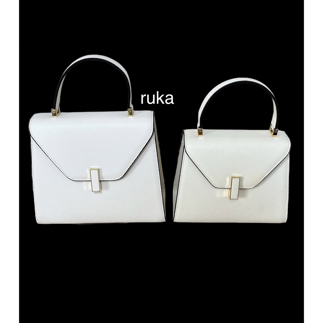 高級本革★ ハンドバッグ ショルダーバッグ 白 ホワイト 2way