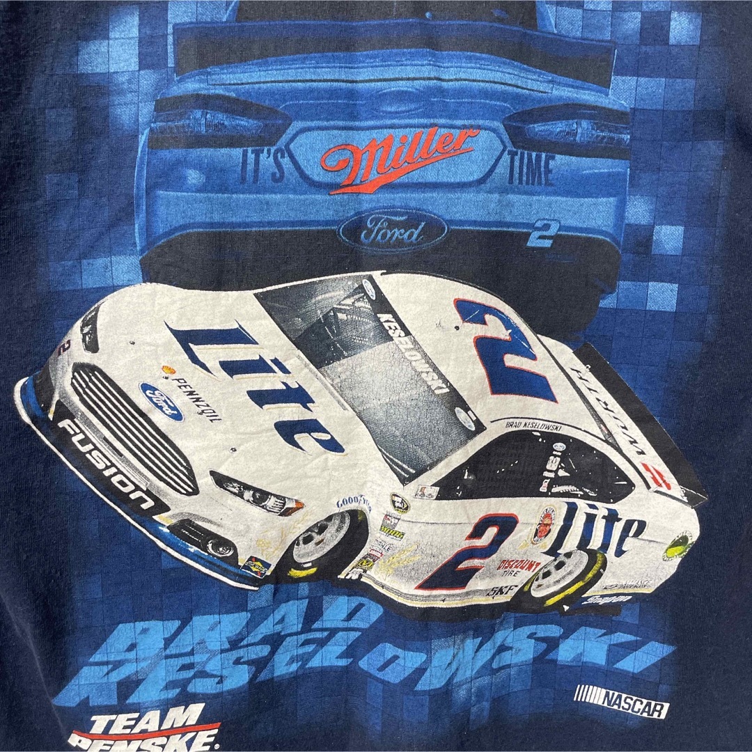 GILDAN GILDAN NASCAR ナスカー 両面 ビッグプリント Tシャツ 古着 紺の通販 by  Garden☆フォロー割☆｜ギルタンならラクマ