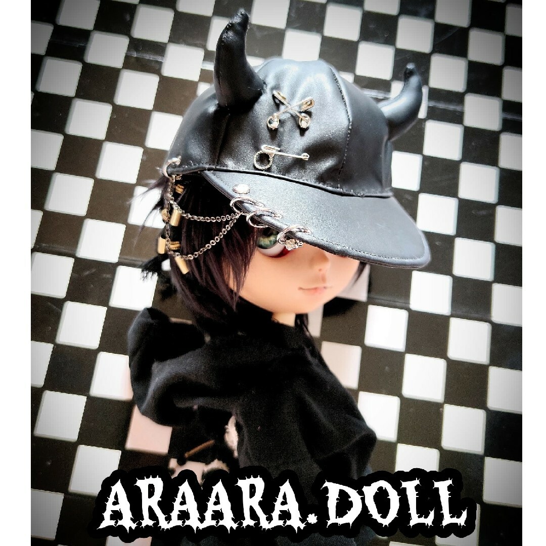 ARAARA.DOLL 　ネオブライス　デビルキャップ　キャップ　帽子　ドール服