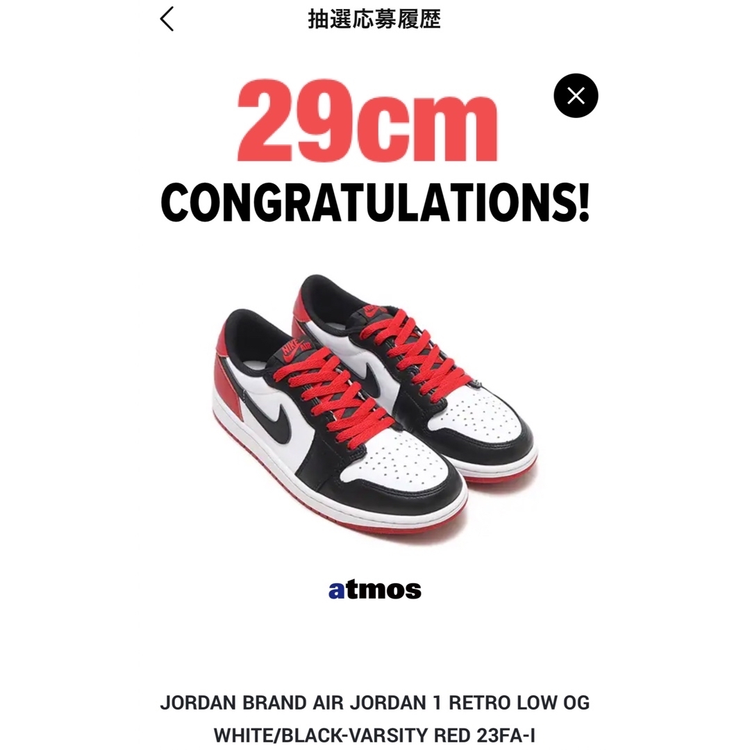 Jordan Brand（NIKE） - jordan1 retro low og black toe 29cmの通販 ...