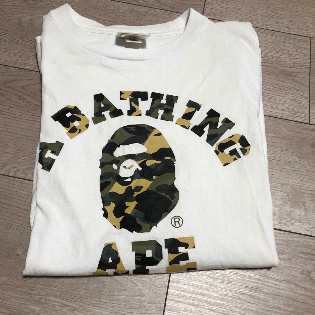 A BATHING APE - Ape 迷彩ロゴTシャツの通販 by イワシ4673's shop｜ア