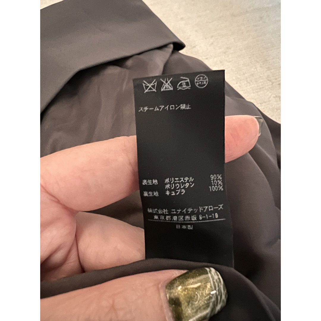 UNITED ARROWS(ユナイテッドアローズ)の美品！UNITED ARROWS TOKYO 無地ワンピース レディースのワンピース(ひざ丈ワンピース)の商品写真