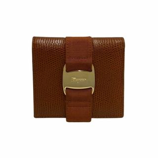 極 美品 希少品 Salvatore Ferragamo フェラガモ ヴァラリボン 金具