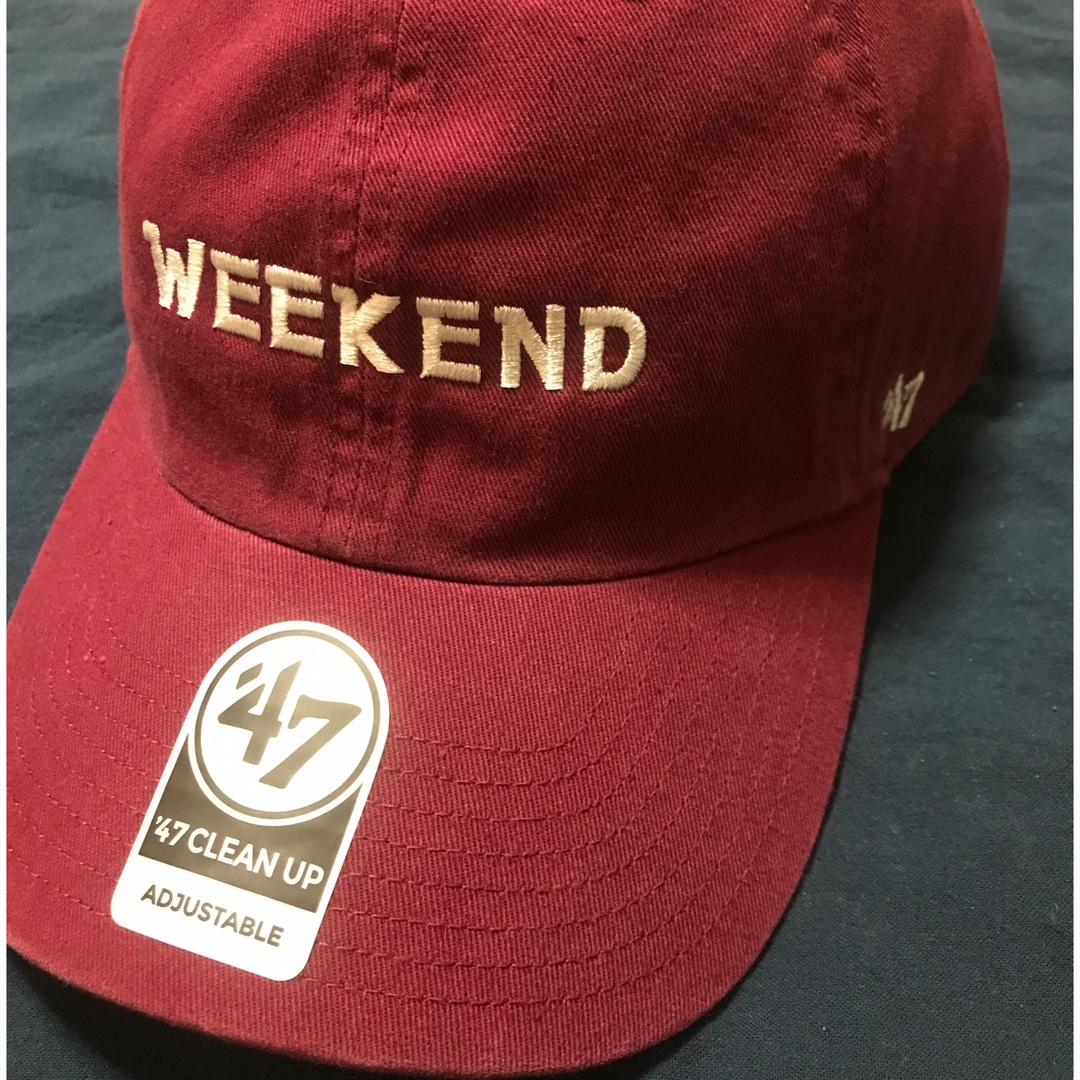 47 WEEKEND バーガンディ キャップ 帽子 | hartwellspremium.com