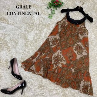 グレースコンチネンタル(GRACE CONTINENTAL)の♦︎♢シルク100%♢♦︎ グレースコンチネンタル　チュニック　S(チュニック)