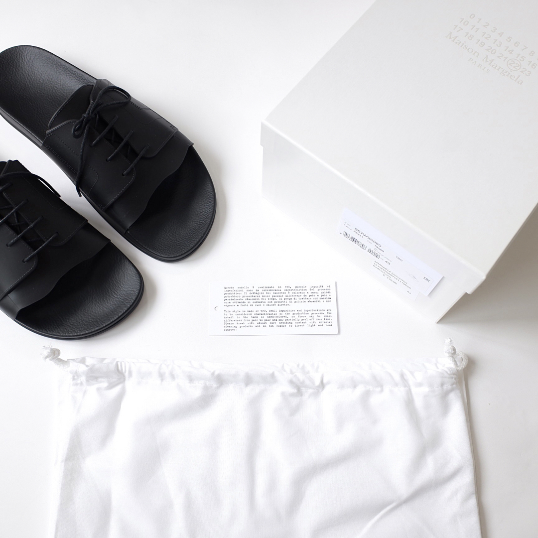 新品正規品 Maison Margiela メンズ レースアップサンダル
