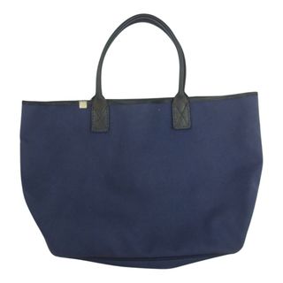 ヴィスヴィム(VISVIM)のVISVIM ビズビム Homer Tote L ホーマートート キャンバス レザー ハンドル バッグ ネイビー系【中古】(トートバッグ)