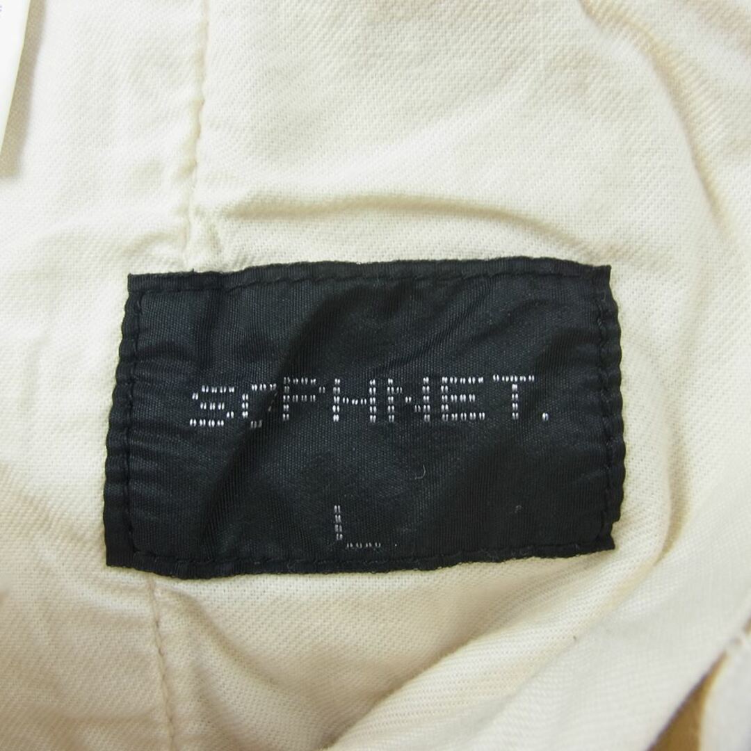 SOPHNET.(ソフネット)のSOPHNET. ソフネット SOPH-150086 2TUCK ANKLE CUT PANT 2タック アンクル カット パンツ オフホワイト系 L【中古】 メンズのパンツ(その他)の商品写真