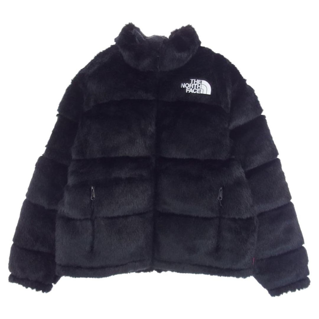 Supreme シュプリーム ダウンジャケット 20AW ND92001I × THE NORTH FACE ノースフェイス Faux Fur Nuptse Jacket フェイク ファー ヌプシ ダウン ジャケット ブラック系