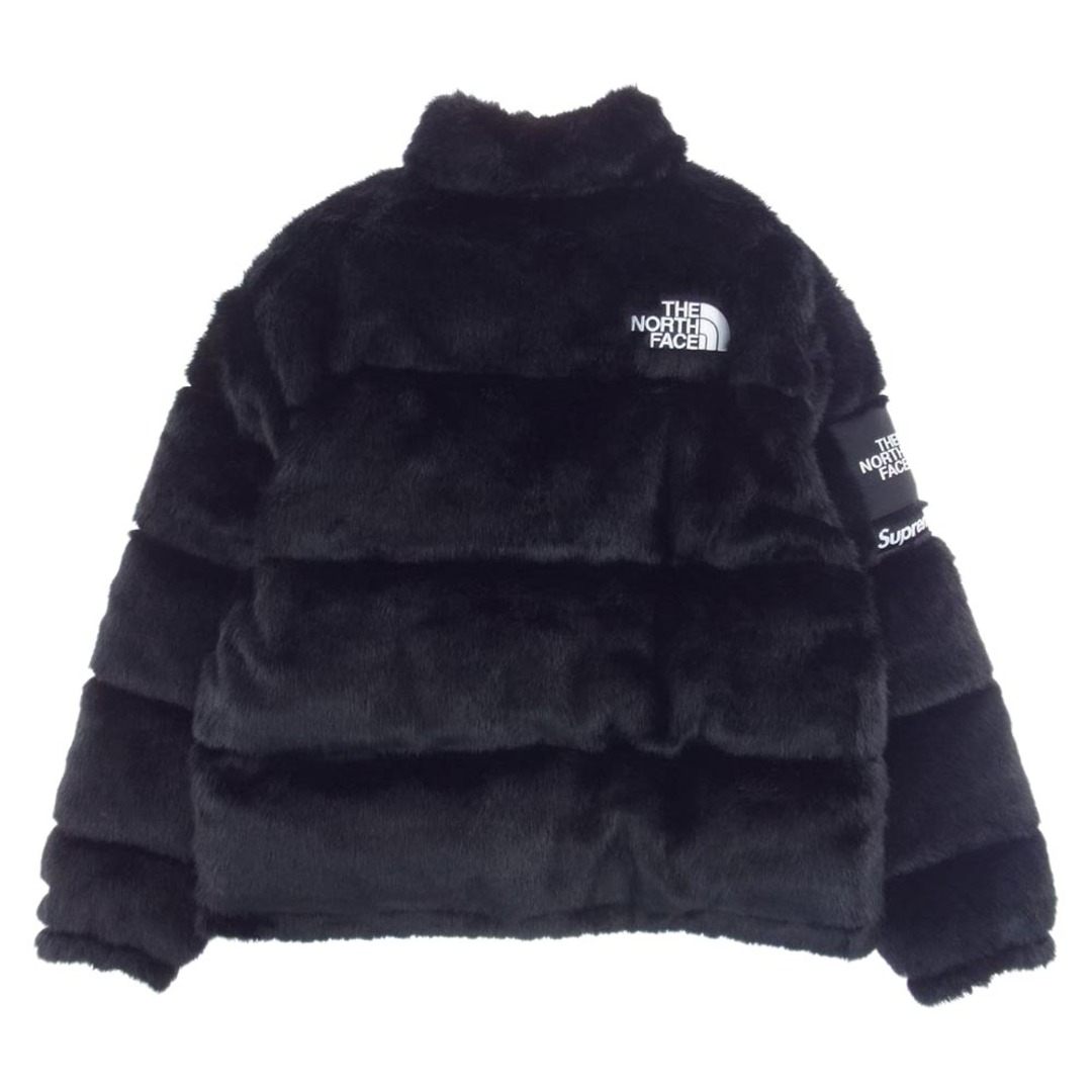 Supreme シュプリーム ダウンジャケット 20AW ND92001I × THE NORTH FACE ノースフェイス Faux Fur Nuptse Jacket フェイク ファー ヌプシ ダウン ジャケット ブラック系