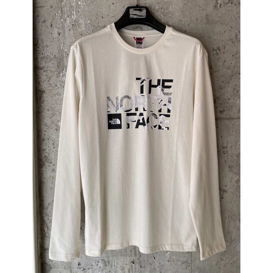 THE NORTH FACE 長袖Tシャツ ロンT アイボリー M