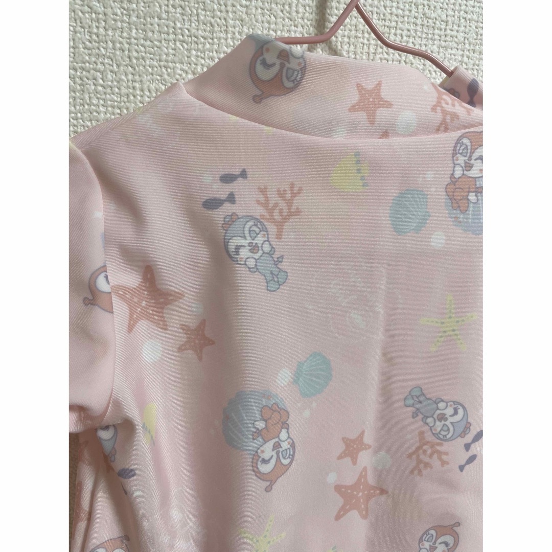 アンパンマン(アンパンマン)のドキンちゃんラッシュガード 90cm キッズ/ベビー/マタニティのキッズ服女の子用(90cm~)(水着)の商品写真