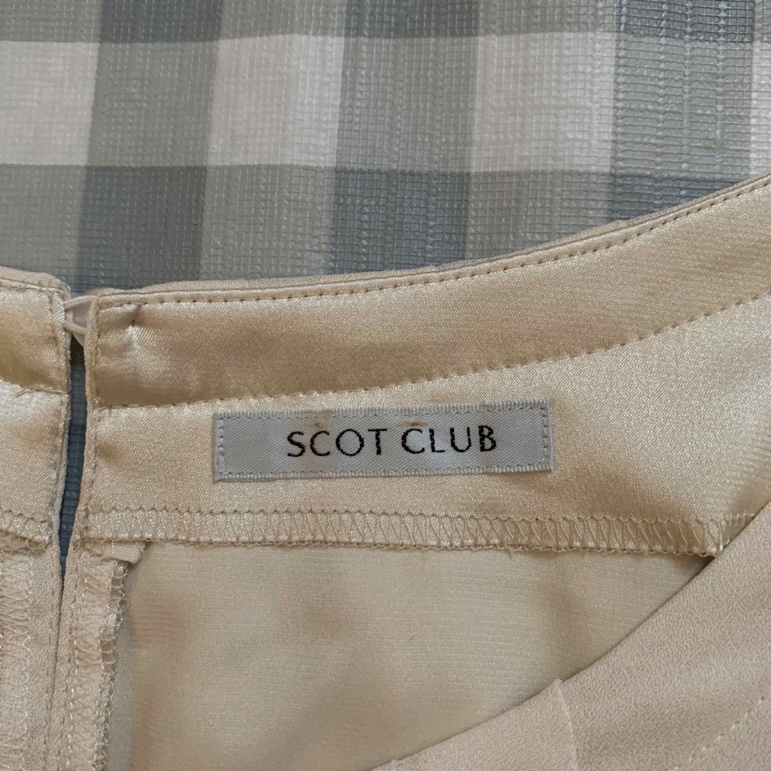 SCOT CLUB(スコットクラブ)のSCOT CLUB スコットクラブ ヤマダヤ バルーン袖ワンピース 日本製 レディースのワンピース(ミニワンピース)の商品写真