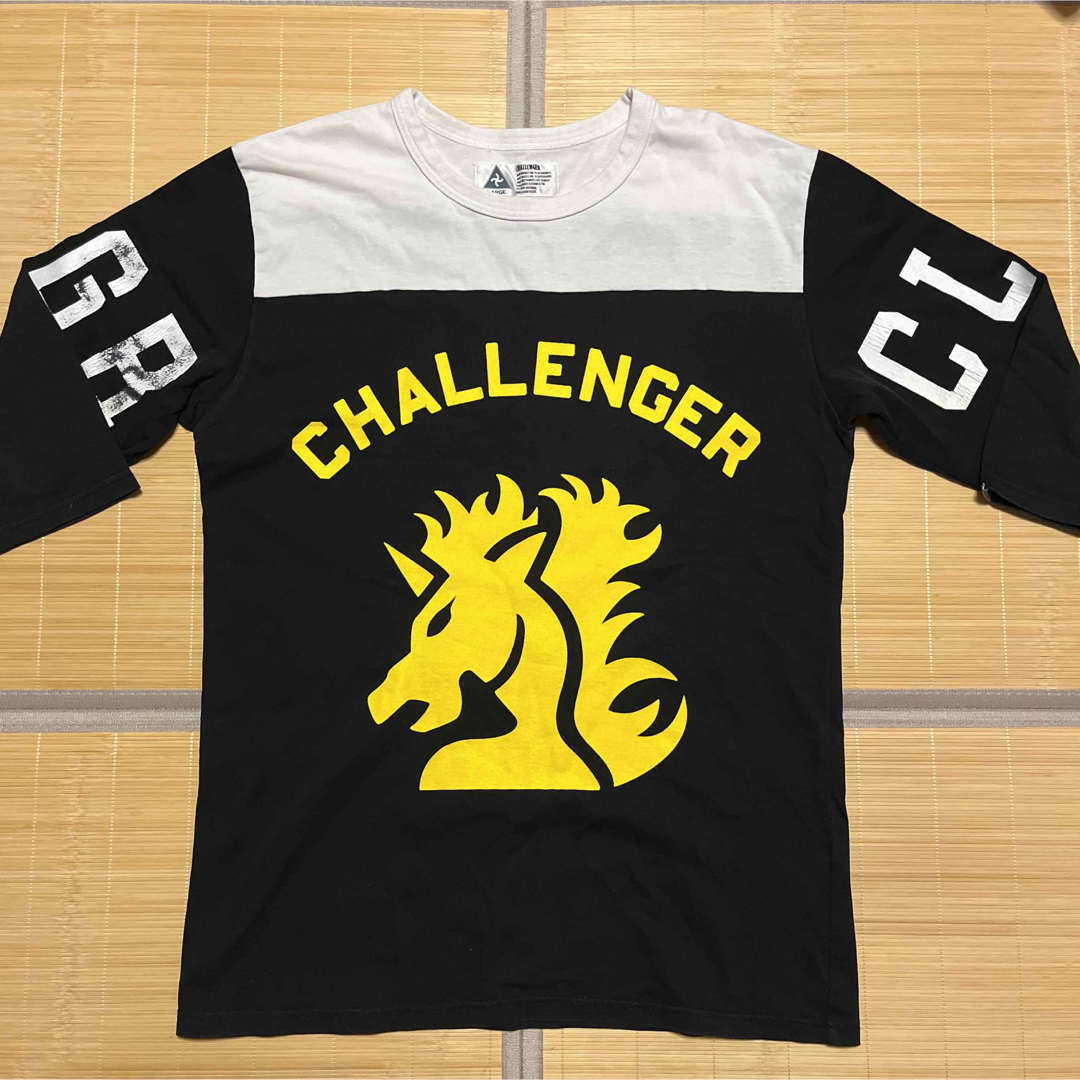 ネックUネックchallengerフットボールTシャツ7分丈