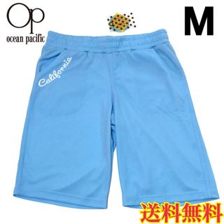 オーシャンパシフィック(OCEAN PACIFIC)の新品◉オーシャンパシフィック レディース ボードショーツ ロング丈 ブルー M(ハーフパンツ)