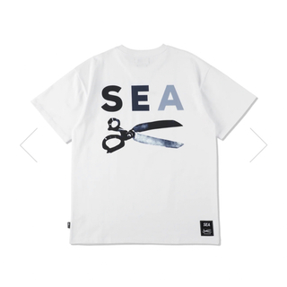 ウィンダンシー(WIND AND SEA)の白SML WIND AND SEA DENHAM Razor Tee デンハム(Tシャツ/カットソー(半袖/袖なし))
