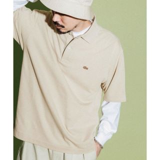 ラコステ(LACOSTE)の定価 15400円 ラコステ doors 別注 コラボ ポロシャツ M ベージュ(ポロシャツ)