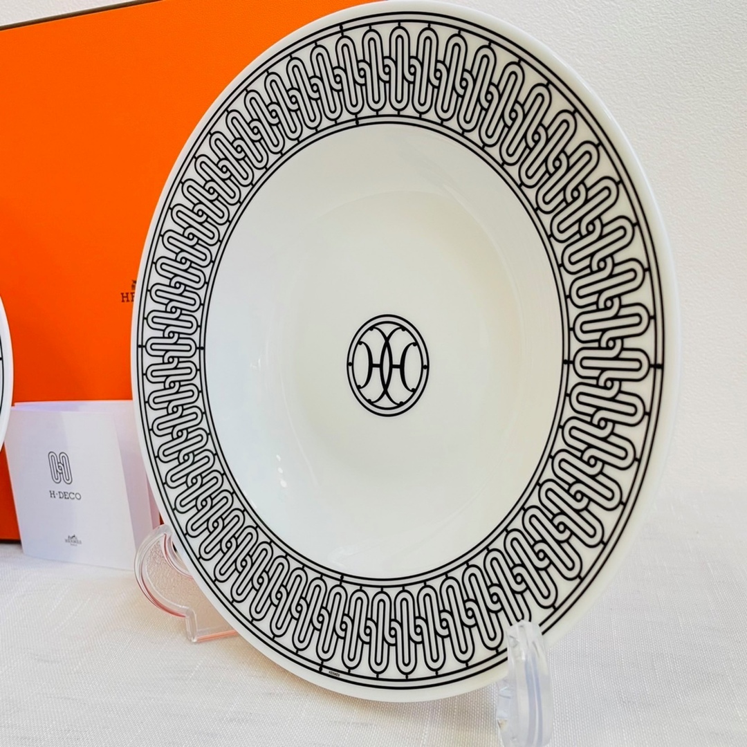 HERMES エルメス H DECO アッシュデコ スーププレート 22cm HERMES エルメス H DECO アッシュデコ スーププレート 22cm