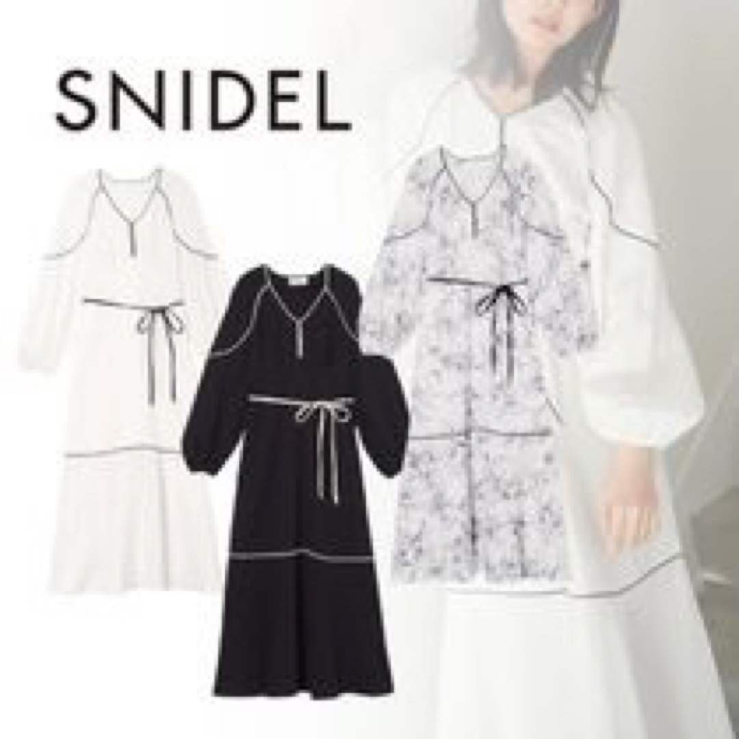 SNIDEL HOME(スナイデルホーム)の【訳あり】大人部屋着スナイデルホーム　ダブルガーゼワンピース レディースのワンピース(ロングワンピース/マキシワンピース)の商品写真