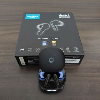 アンカー(Anker)のsoundcore LIBERTY 4 完全ワイヤレスイヤホン MIDNIGHT(ヘッドフォン/イヤフォン)