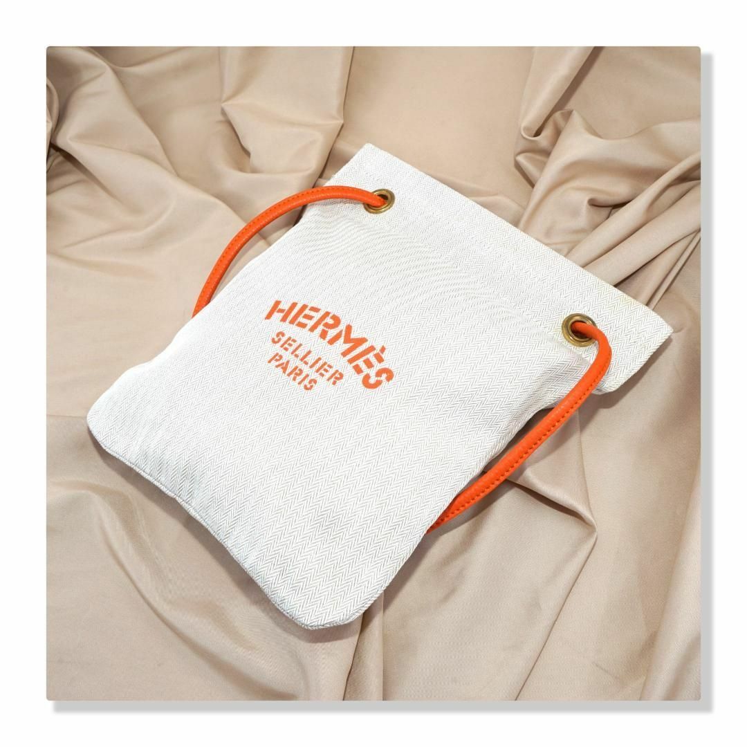 【美品】Hermès エルメス　キャンバス　アリーヌ PM　ショルダーバッグ | フリマアプリ ラクマ