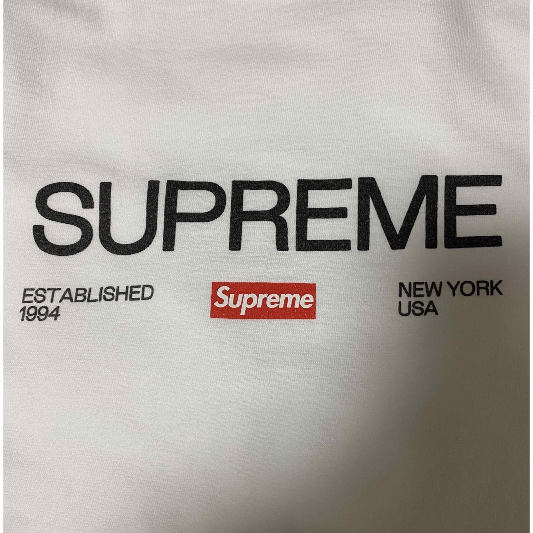 Supreme(シュプリーム)のSupreme Est. 1994 Tee  White  Mサイズ　中古 メンズのトップス(Tシャツ/カットソー(半袖/袖なし))の商品写真