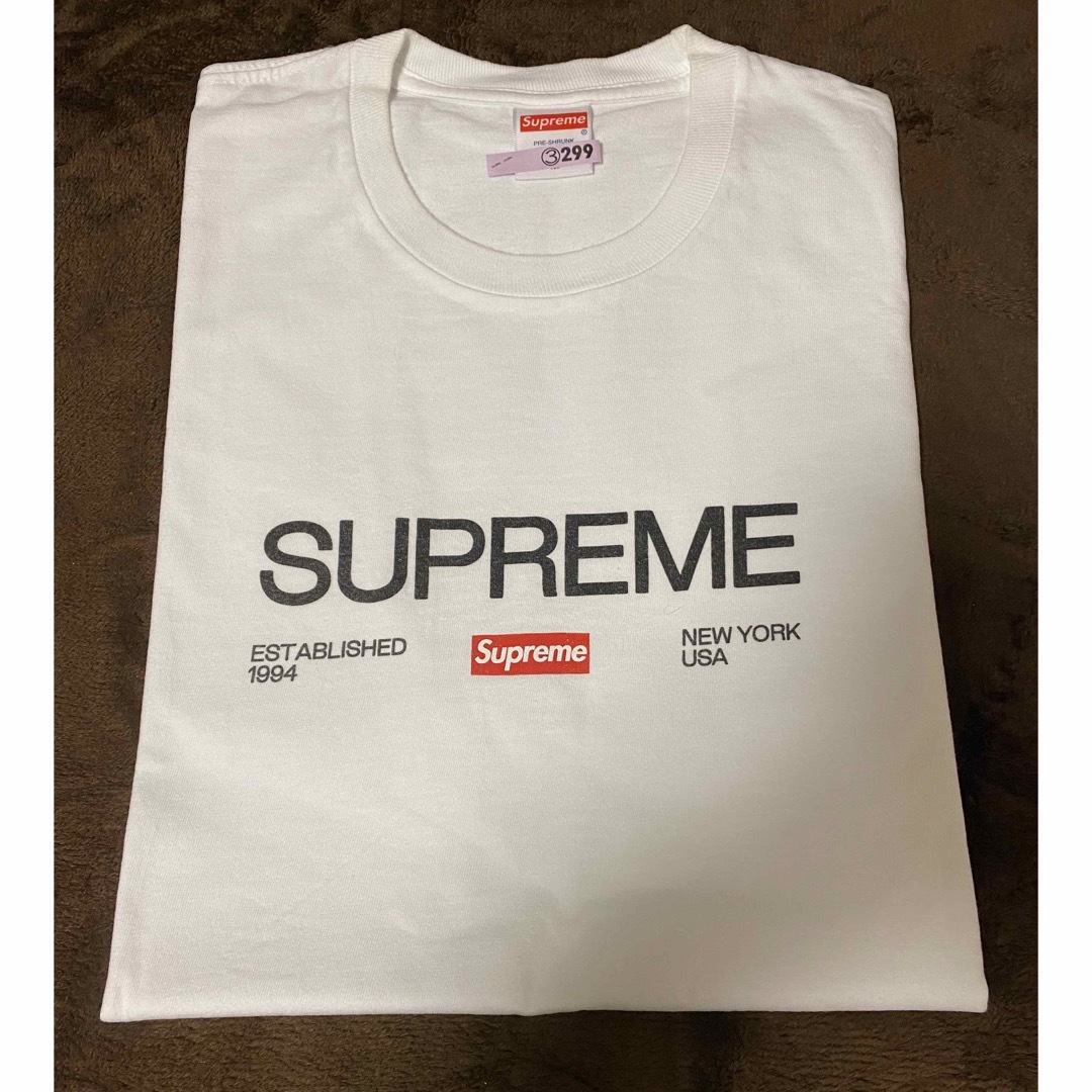 Supreme(シュプリーム)のSupreme Est. 1994 Tee  White  Mサイズ　中古 メンズのトップス(Tシャツ/カットソー(半袖/袖なし))の商品写真