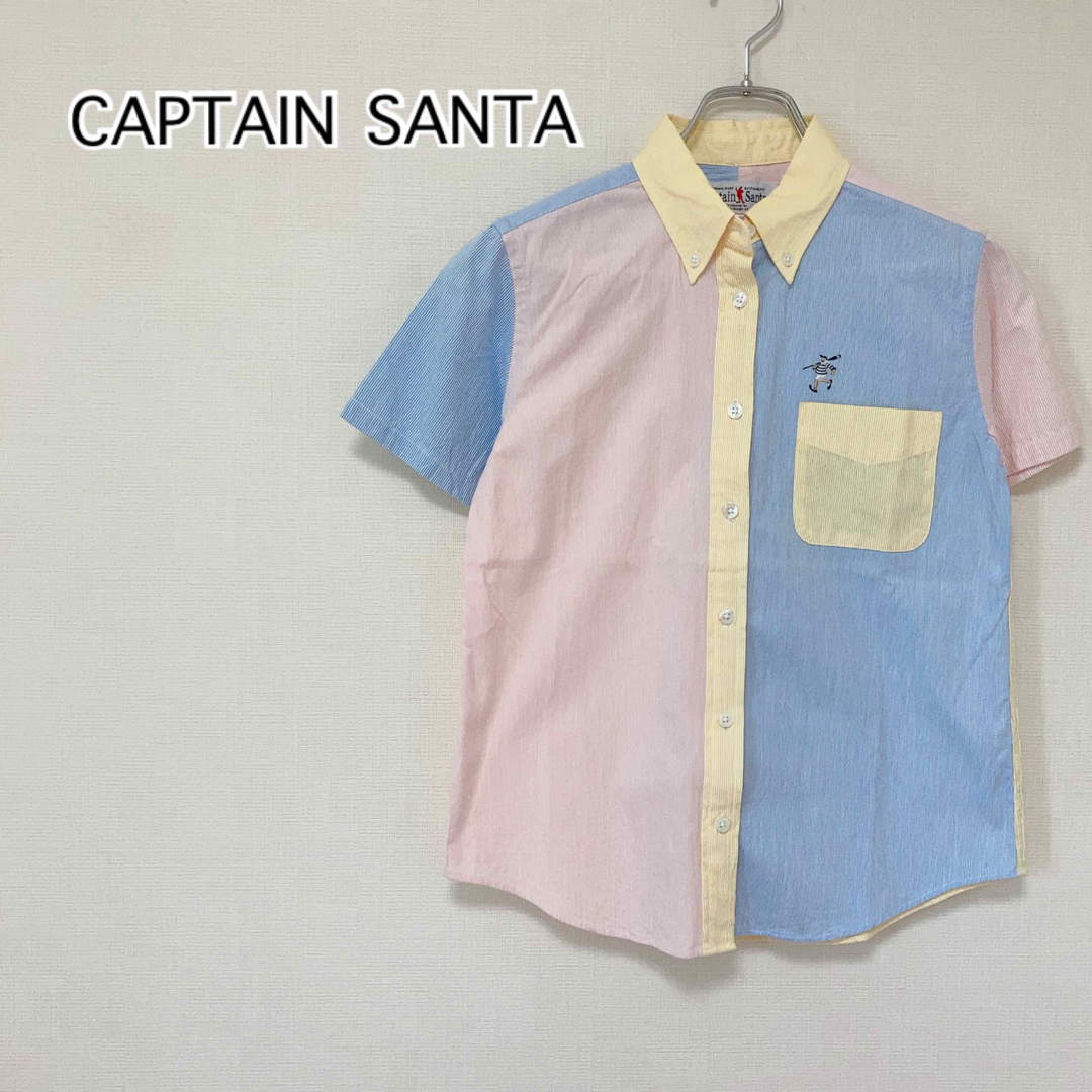 CAPTAIN SANTA(キャプテンサンタ)のCAPTAIN SANTA キャプテンサンタ　半袖　シャツ　ワンポイント レディースのトップス(シャツ/ブラウス(半袖/袖なし))の商品写真