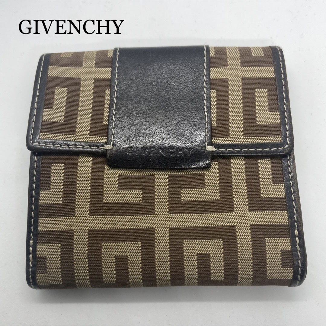 ✨新品未使用✨　GIVENCHY ミニ財布　4Gロゴ　ガマ口　折り財布　刻印