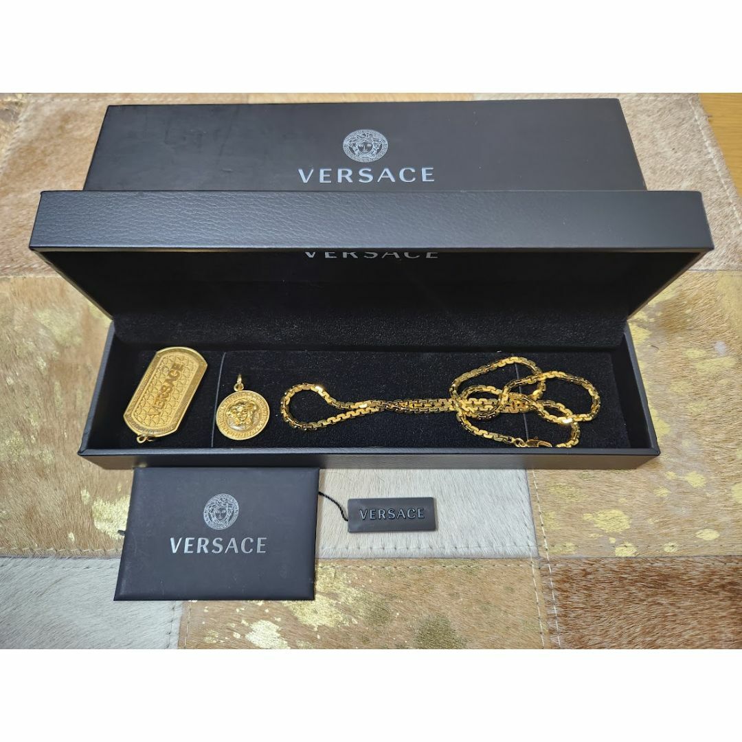 VERSACE ドッグタグ ネックレス-