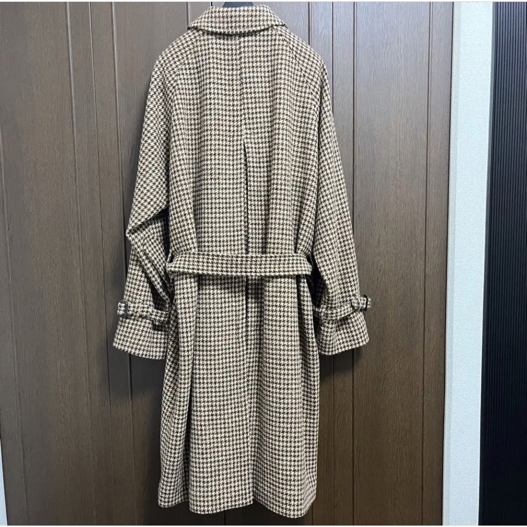 BEAMS F(ビームスエフ)のBEAMS F / HARRIS TWEED シングル ラグランスリーブ コート メンズのジャケット/アウター(ステンカラーコート)の商品写真